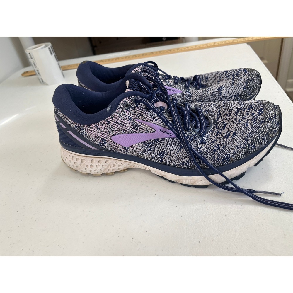 Brooks Ghost 11 Women's Running Shoes Sneakers Purple Blue Size 10.5